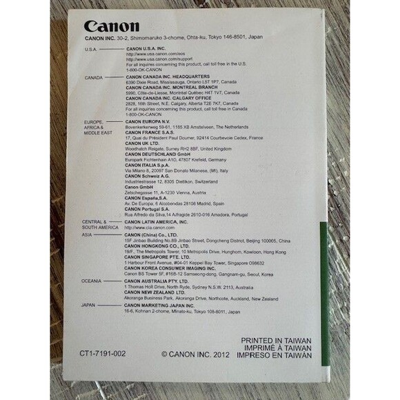 Canon EOS Rebel T3 1100d Basic Instruction Manual - Picture 3 of 4